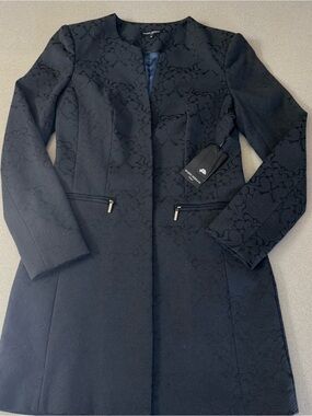 Mario Serrani Navy Dress Coat